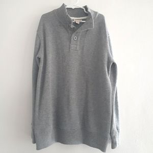 Boys Gray button sweater